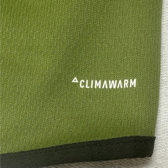 Adidas Climawarm Adult 2XL Green Hoodie Pullover Three Stripe Athleisure NWT - Picture 8 of 9